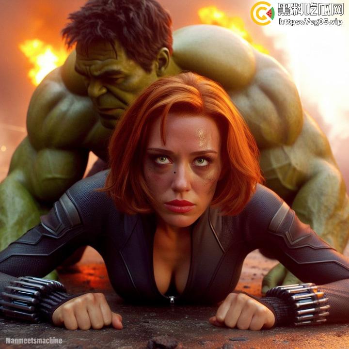 AI!你不要太离谱!万物皆可缝合!附绿巨人和黑寡妇不得不说的13秒视频-1