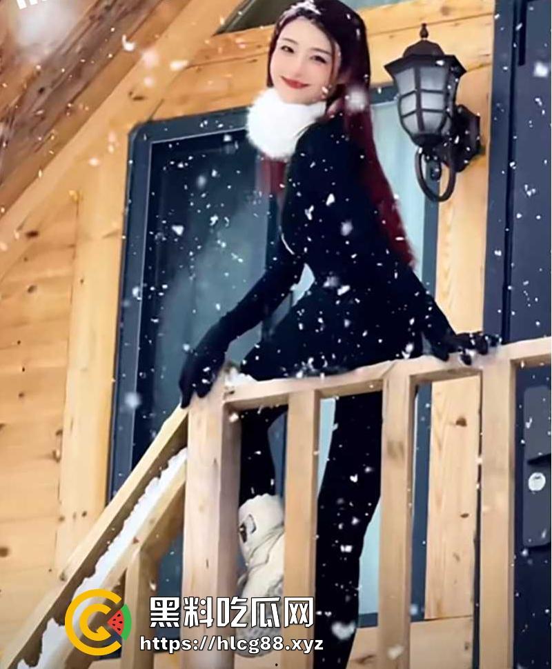 抖音500万粉丝网红【千一】因滑雪练习16米跳台出意外 口吐鲜血 双腿粉碎性骨折!-14