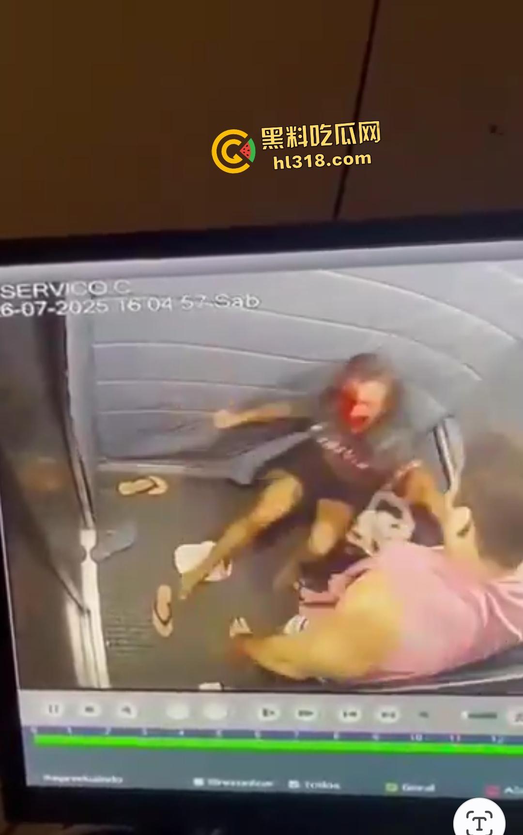 巴西前篮球明星伊戈尔·卡布拉尔化身暴徒!电梯内狂殴女友60拳,面骨粉碎血溅当场!-4