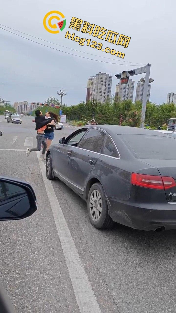 斑马线前路怒症爆发，男女大打出手，打架场面竟如游泳比赛般精彩！-10