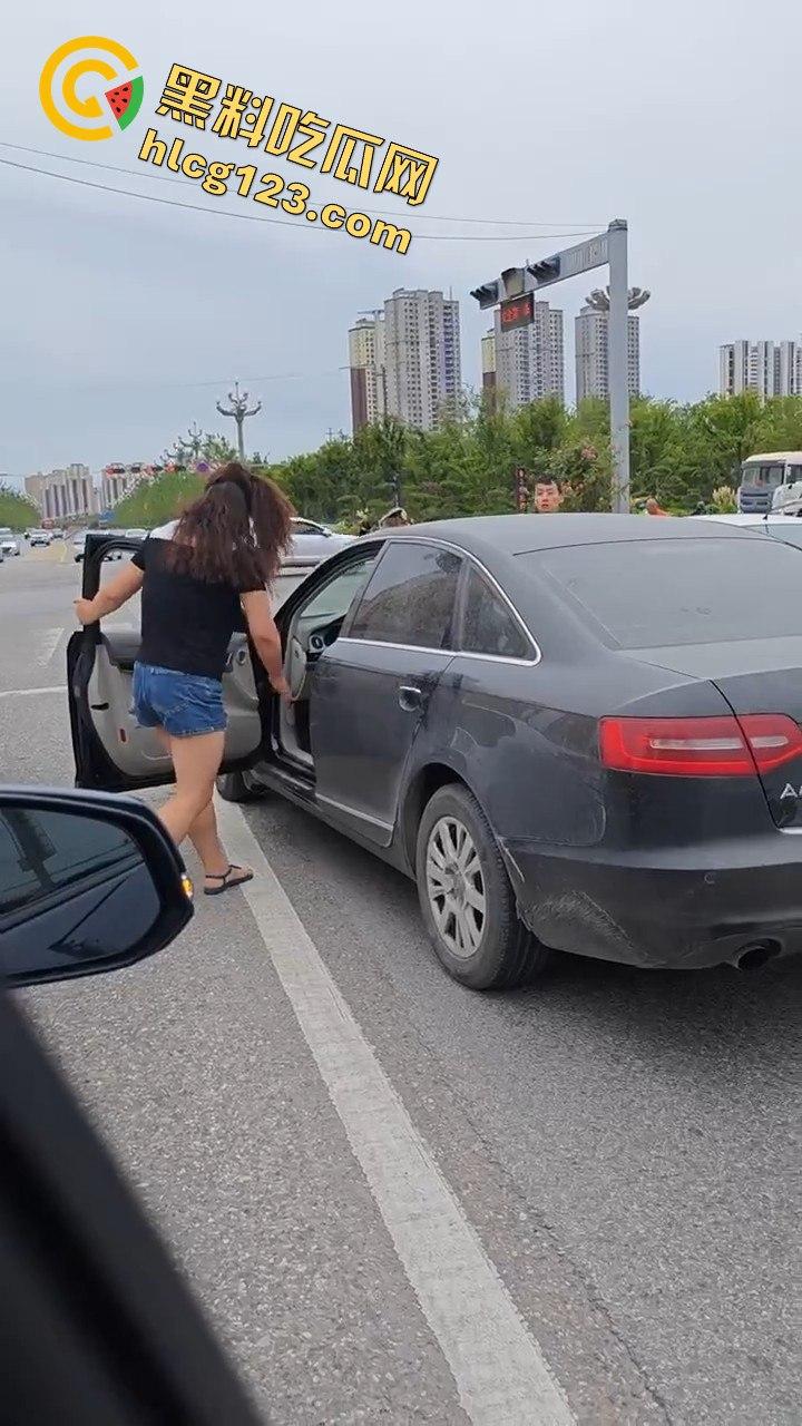 斑马线前路怒症爆发，男女大打出手，打架场面竟如游泳比赛般精彩！-11