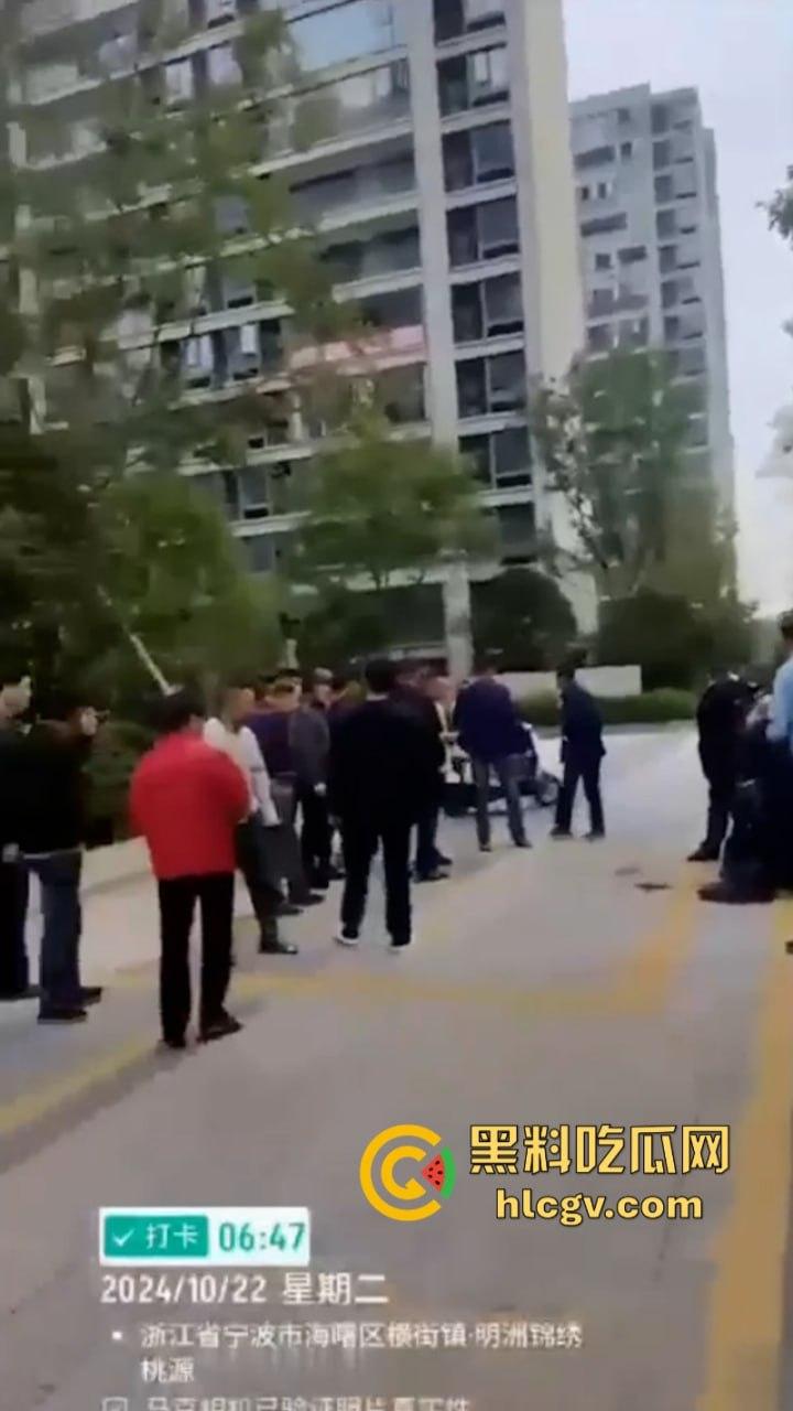 宁波海曙区一女子送孩子上学路上被人追砍 孩子的身受数刀 视频直击血腥现场-6