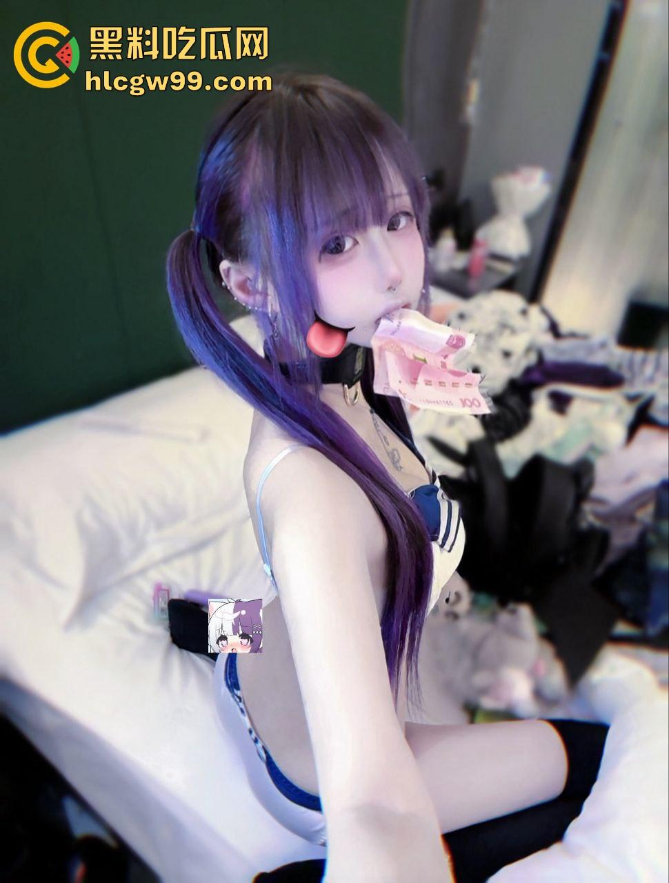 推特地雷系双马尾萝莉炸场，幼猫病猫高颜值白丝双飞，攻速3.0飞机场萝莉果然要靠双马尾才有东西抓！-13