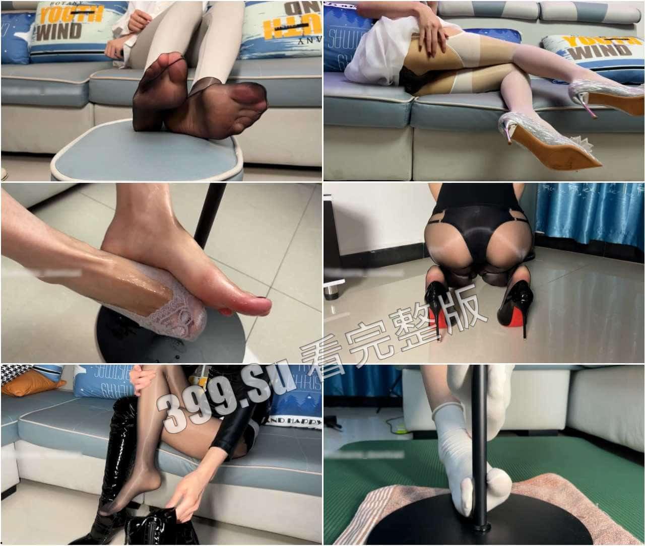 抖音20+W粉 白龙猫女  160多部微密圈视频合集（全网最全）  足控丝袜爱好者必看-21