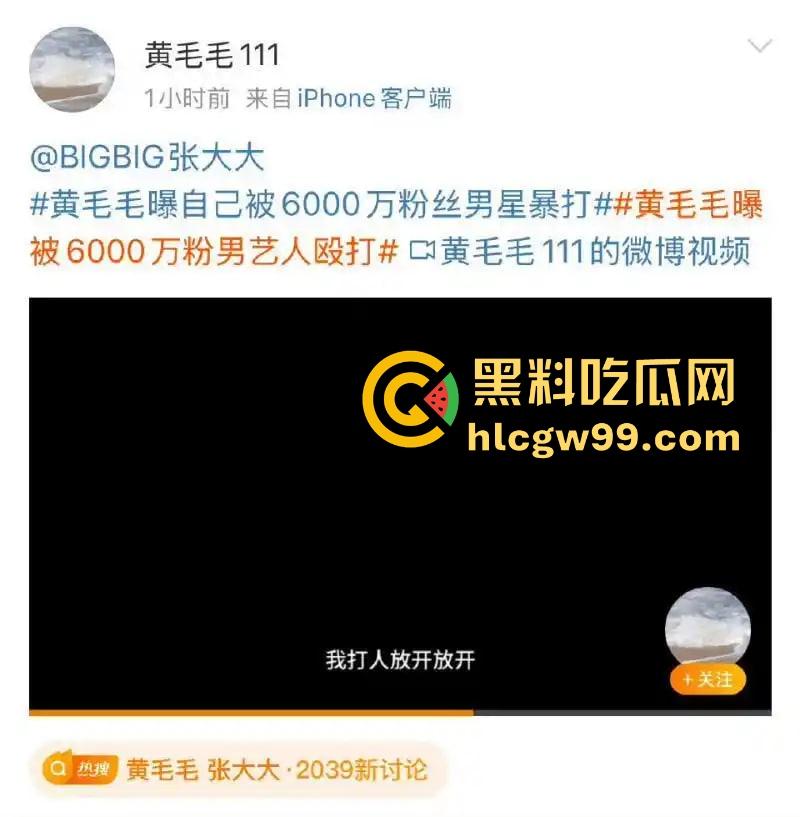 抖音黄毛毛自爆，6000万粉丝顶流男艺人『张大大』酒店暴打女编剧，2小时枕头玻璃杯狂砸，逼她下跪道歉！-25