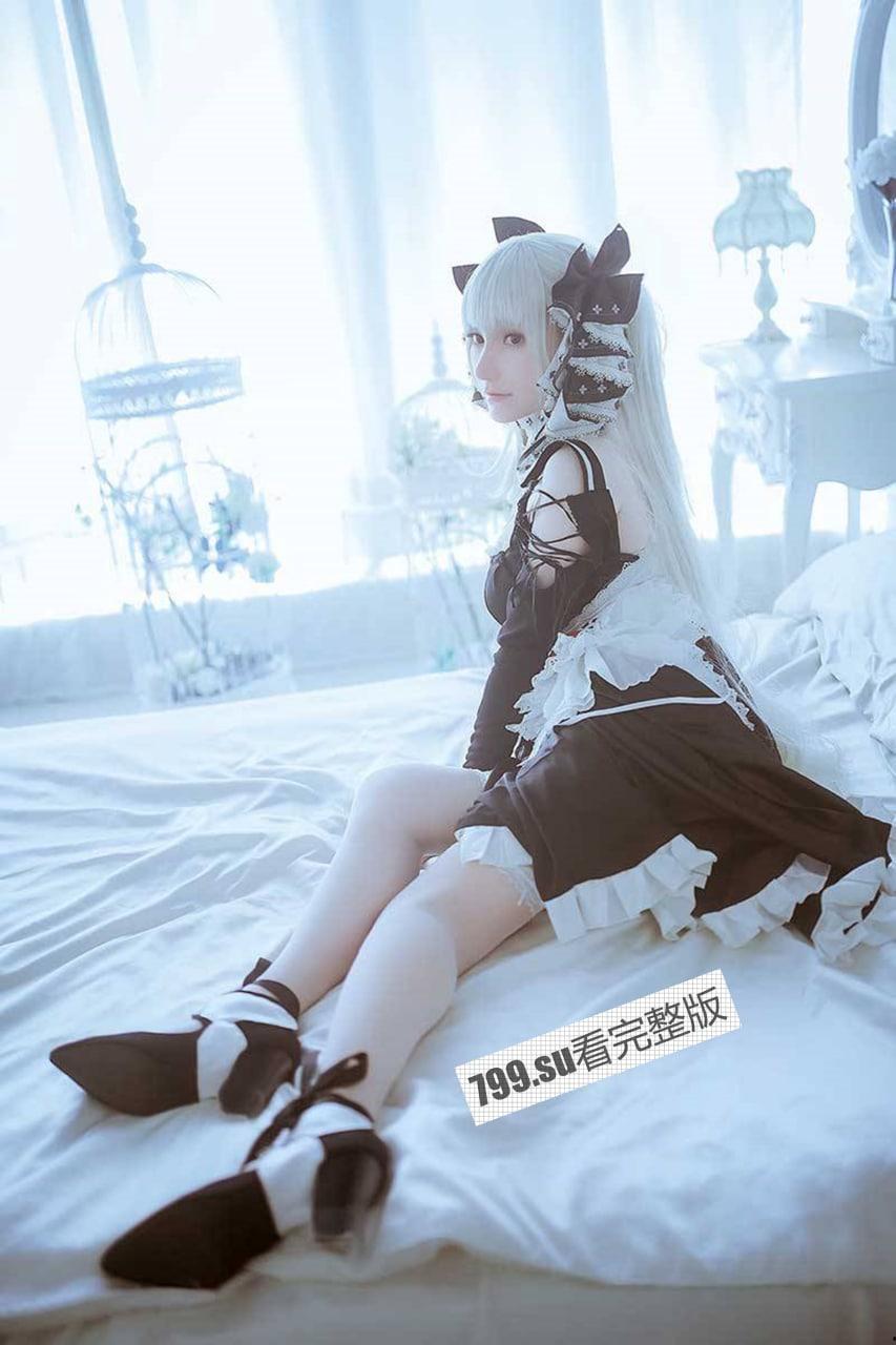 知名 B 站已婚 Coser 纤华烬琉璃 runa 酱 黑人专用农具 援交 5000 一晚-16