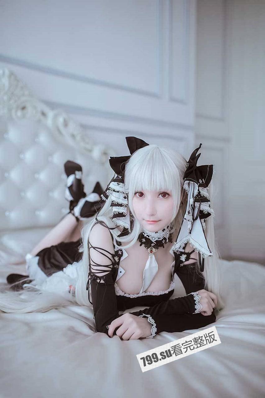 知名 B 站已婚 Coser 纤华烬琉璃 runa 酱 黑人专用农具 援交 5000 一晚-17