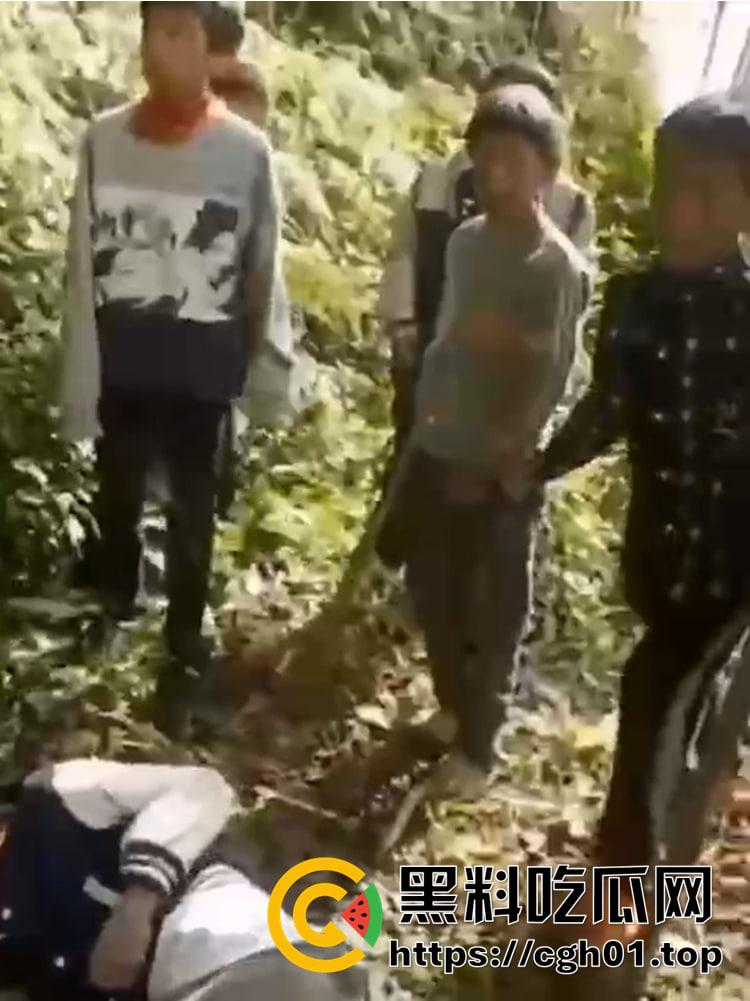 红领巾脖上戴 一言不合就是干 小学生霸凌同班同学 这比大人都狠啊！！-4