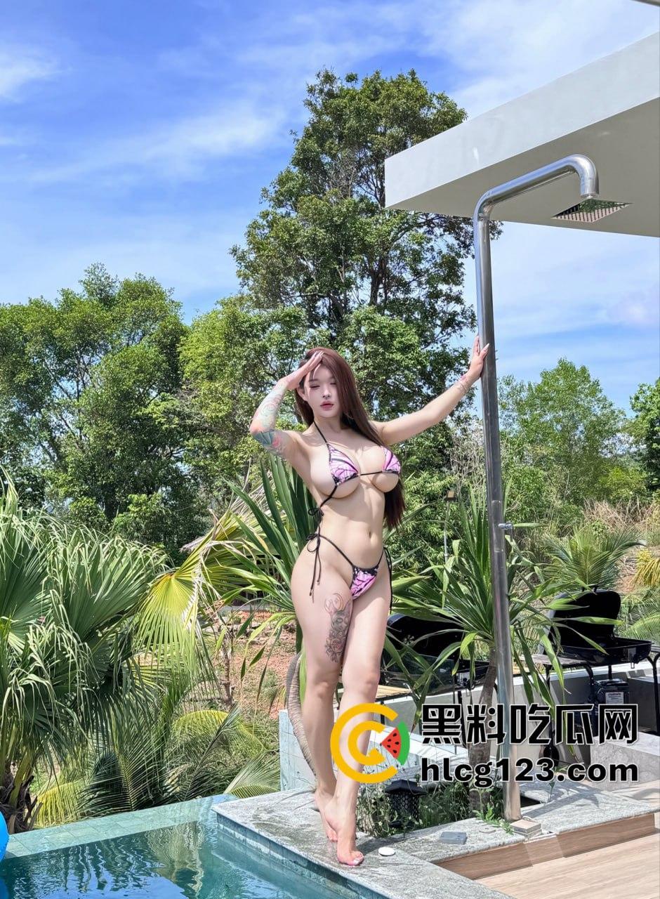 福利鸡希希Gina爆出9月新作！巨乳肥臀颜值炸裂，BUT这可是TS，接受得了再看！-23