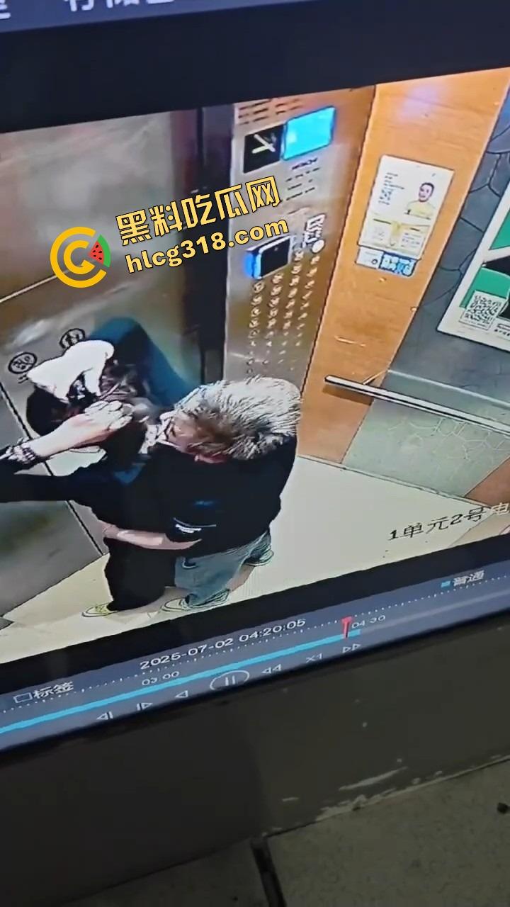 电梯春潮涌动，男女上楼全程互撩，男的手法老道全程开摸，解开发型就是解锁原始本能！-10