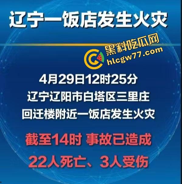 辽宁辽阳重大火灾22死3伤,火烧三里庄,省委书记的帽子都烧没了,锅从天降谁扛得住?-2