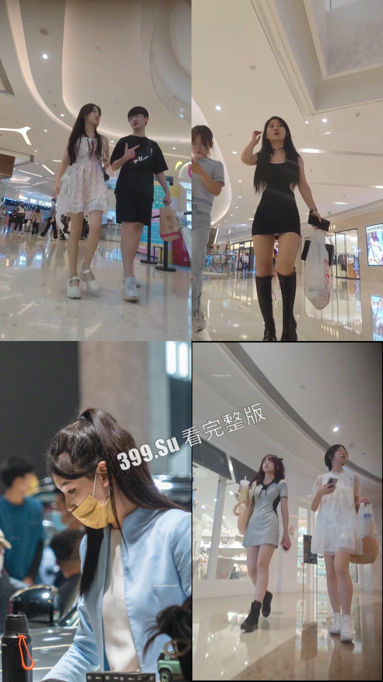 偷拍抄底 无孔不入 男朋友在身边也保护不住内裤（  2023上海车展 商场 宾馆双面镜 厕所） （三）-2