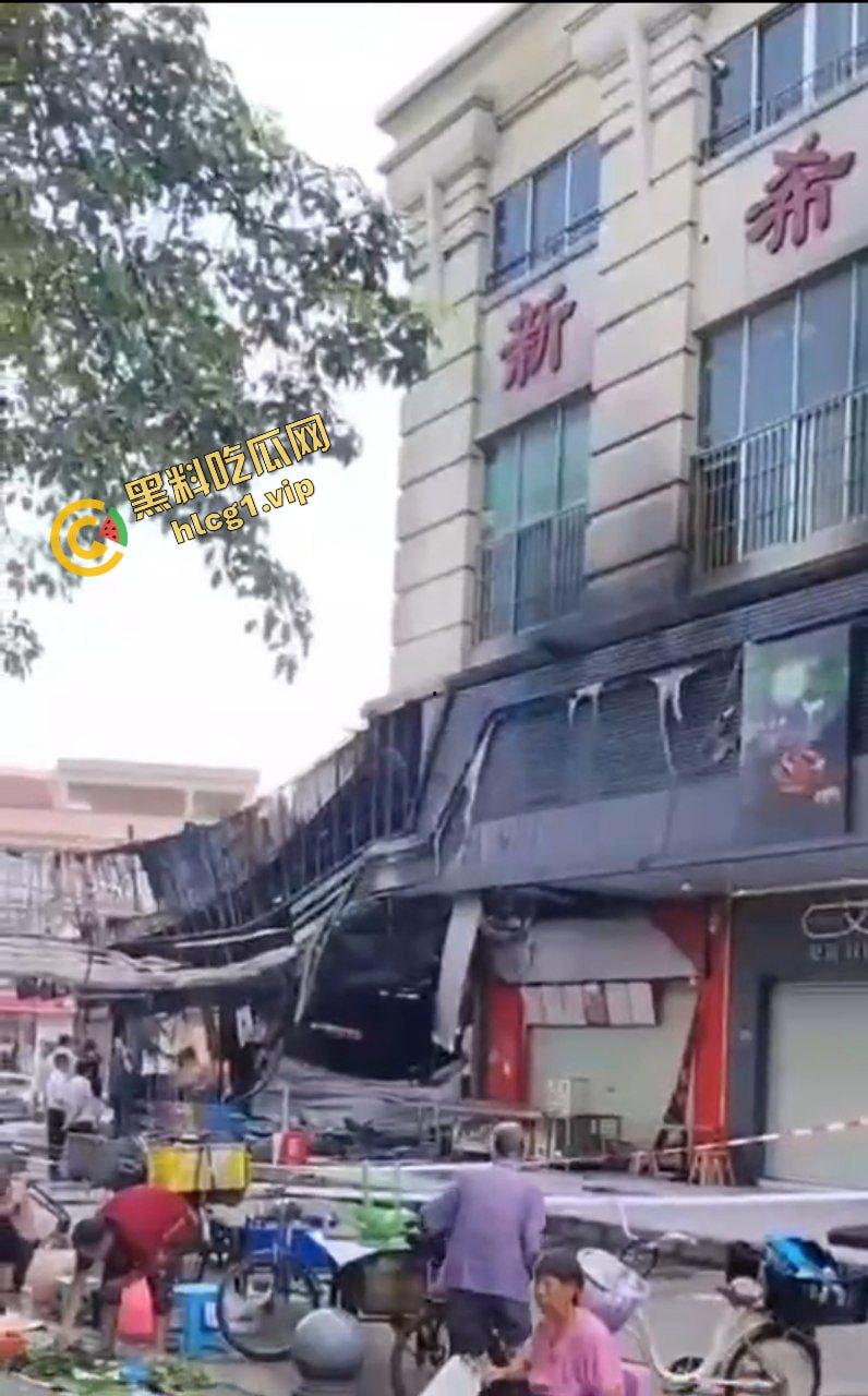 佛山顺德三桂市场 电动车自燃引燃多家商铺 大型火灾！-5