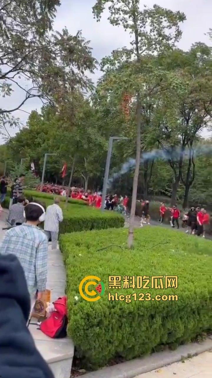 喜闻乐见！中国的足球也值得斗殴？四川&河南 百人球迷大暴乱 烟雾弹乱飞 斗殴砸车 现场画面曝光-7