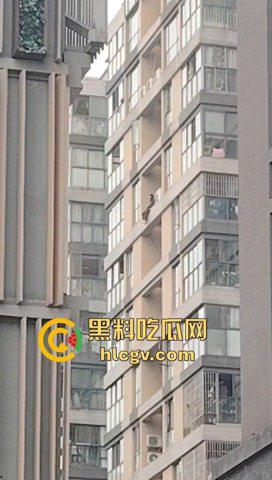重庆男子跳楼导致外卖延时送达，外卖小哥们却在现场吃瓜！-8