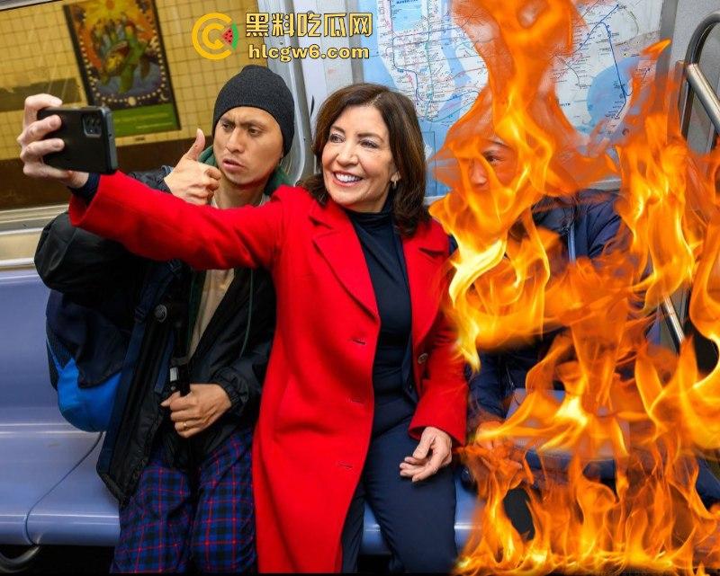2024最强纽约笑话!纽约州长凯茜·霍楚尔前脚夸赞自己让纽约地铁更安全 后脚流浪汉在地铁纵火烧死一女子!-11
