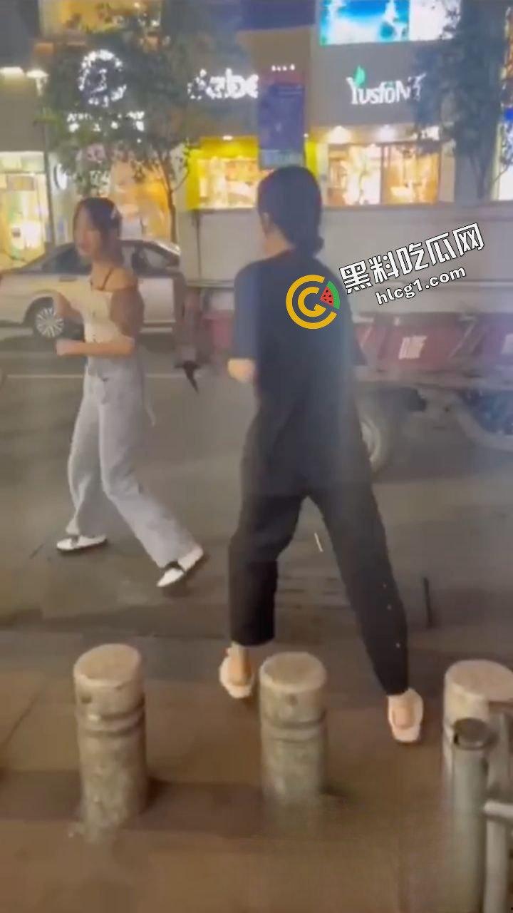 快手不知名小网红『鱼崽』街头现抓小三 提刀当街挥砍数刀 重伤小三-3