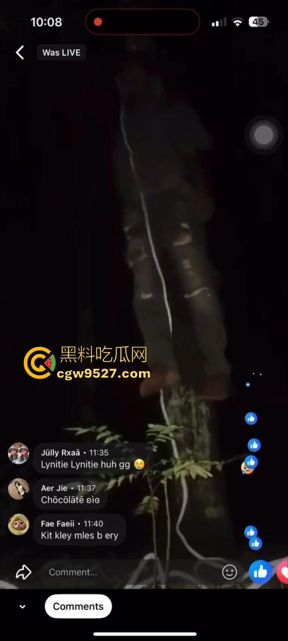 柬埔寨主播Facebook直播上吊,和女友分手导致的,年纪轻轻因感情想不开,也是个狠人!-4