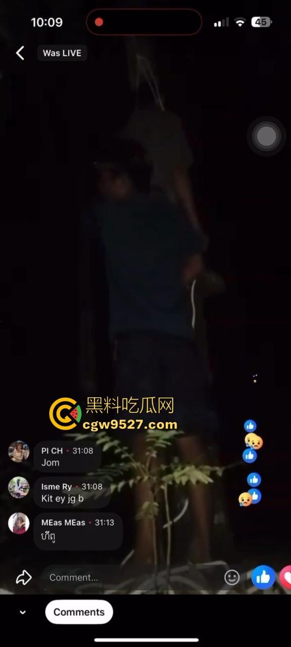 柬埔寨主播Facebook直播上吊,和女友分手导致的,年纪轻轻因感情想不开,也是个狠人!-5