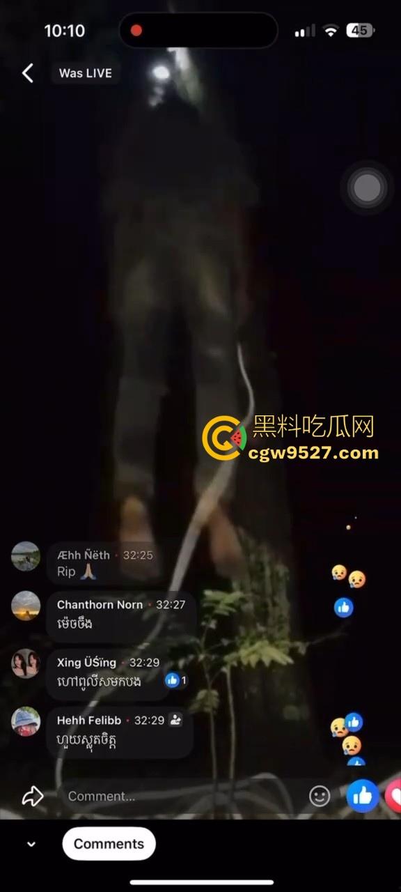 柬埔寨主播Facebook直播上吊,和女友分手导致的,年纪轻轻因感情想不开,也是个狠人!-7