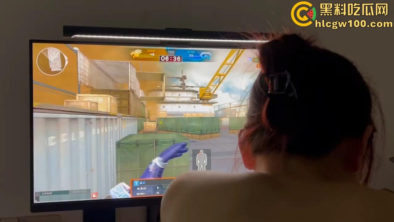 纯粹的猛攻艺术！不仅是游戏的枪王，更是现实的钢枪王，骚母狗女友被干的乱叫！-10