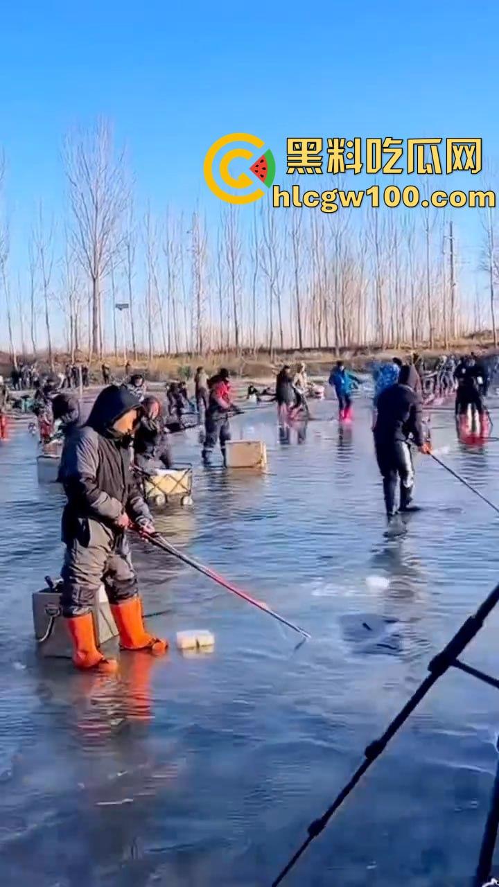 唐山玉田冰钓场惊爆巨祸！多人瞬间落水，冰面坍塌酿惨剧，生死瞬间引关注-8