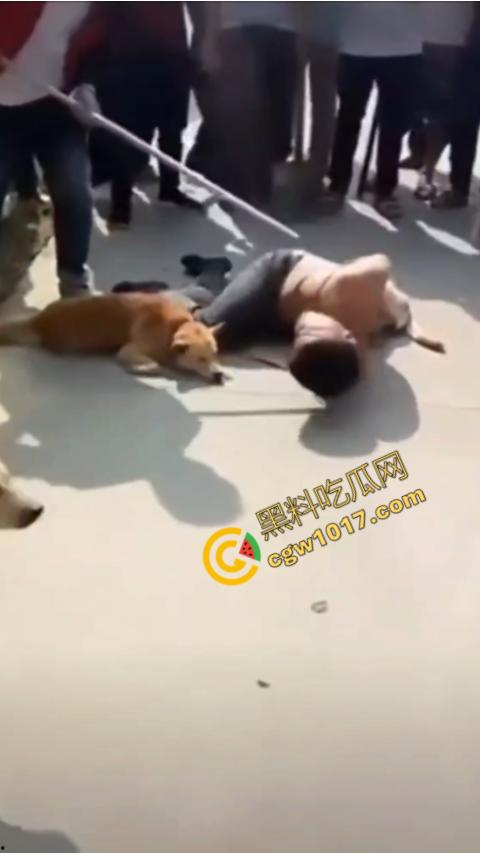 广西村民抓住偷狗贼，脱光殴打，场面血腥凶残，围观村民挥棒狂殴，男子惨嚎不断，村民誓要为爱犬复仇！-4