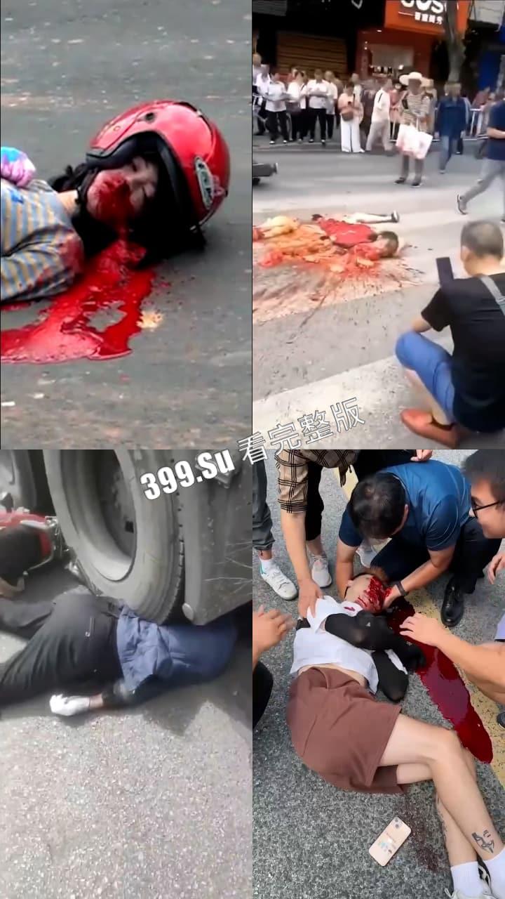 慎点！车祸现场无码合集，心理承受能力低的瓜友勿点，内有血腥场面（四）-2