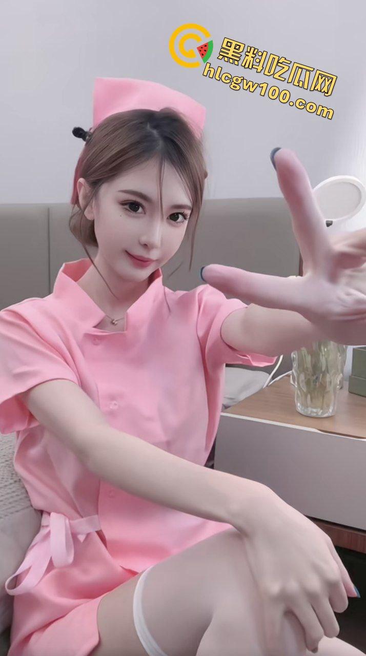 抖音顶级御姐反差婊骚逼女网红『尹作尔』护士制服骑乘金主榨精 极品粉嫩美穴超好看！原创独家曝光流出！-4